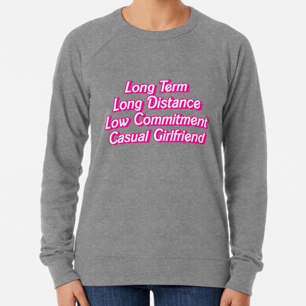 Item preview, Long Term Casual Girlfriend Hot Pink Barbiecore Slogan designed and sold by JessicaAmber.