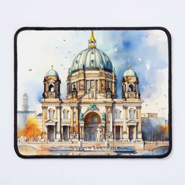 Item preview, A Watercolor Design of the Berliner Dom - Berlin - Deutschland designed and sold by Sketch-Shack.
