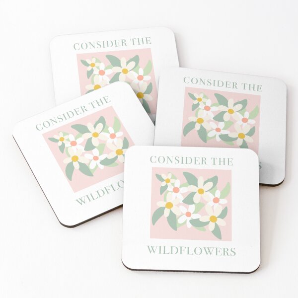 Artikelvorschau, Consider the Wildflowers Luke 12:27 Pink entworfen und verkauft von Megan Mackay.
