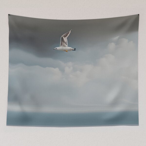 Item preview, Larus Large Seagull - White Headed Gull - Glaucous Gull - Ocean Hue 1 of 4 designed and sold by Beachy.