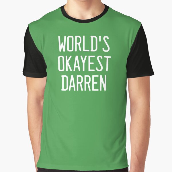 Item preview, World's Okayest Darren designed and sold by TimespunThreads.