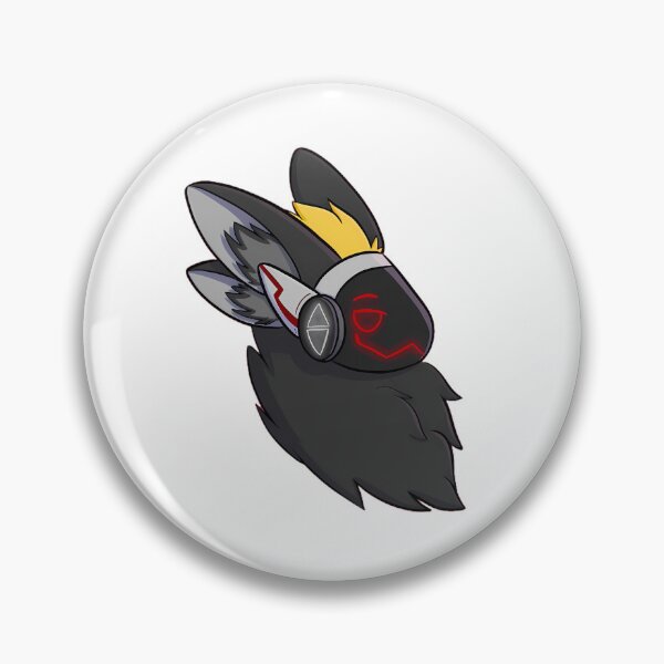 Item preview, Protogen Smirking with Black and Gray Accents with Blonde Hair designed and sold by SuperHaven.
