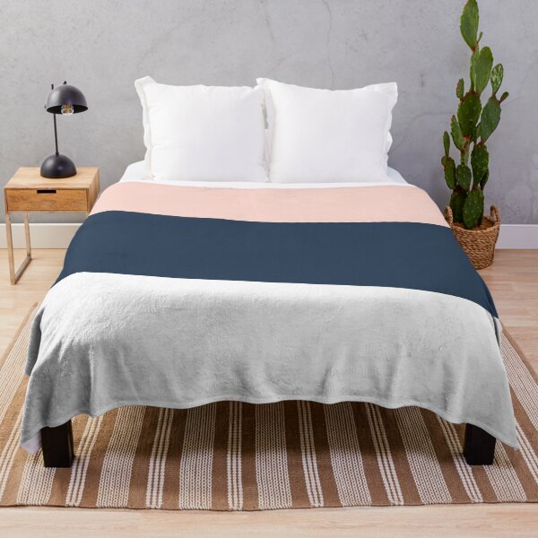 Item preview, Elegant blush pink & navy blue abstract design  designed and sold by NaughtyCat.