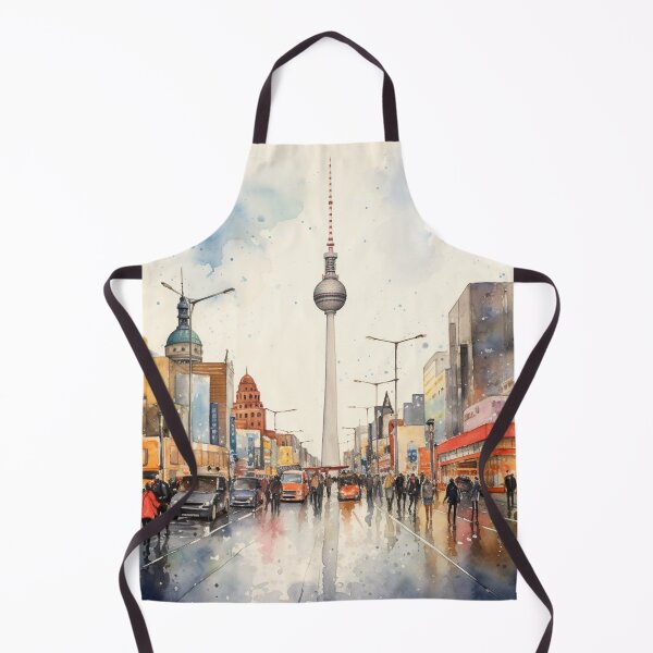 Item preview, A Watercolor Design of the Berlin TV Tower - Berlin - Germany designed and sold by Sketch-Shack.
