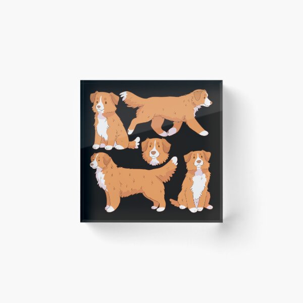 Item preview, Cute Nova scotia duck tolling retriever dog pattern  designed and sold by Yaragold.