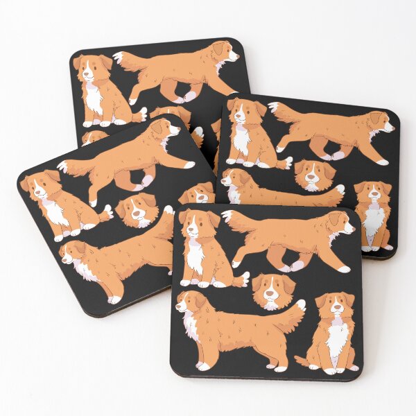 Item preview, Cute Nova scotia duck tolling retriever dog pattern  designed and sold by Yaragold.