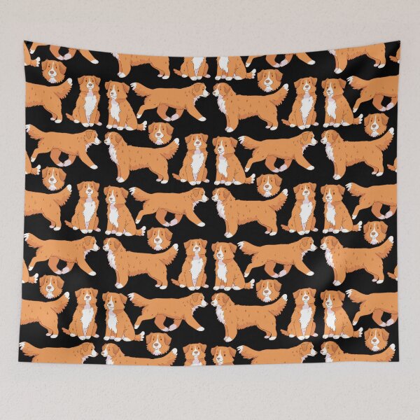 Item preview, Cute Nova scotia duck tolling retriever dog pattern  designed and sold by Yaragold.