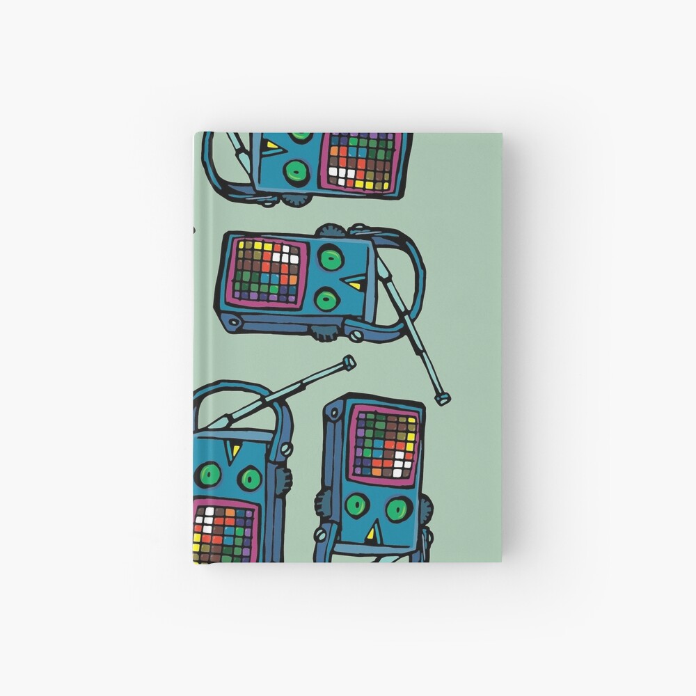 transistor with eyes Hardcover Journal