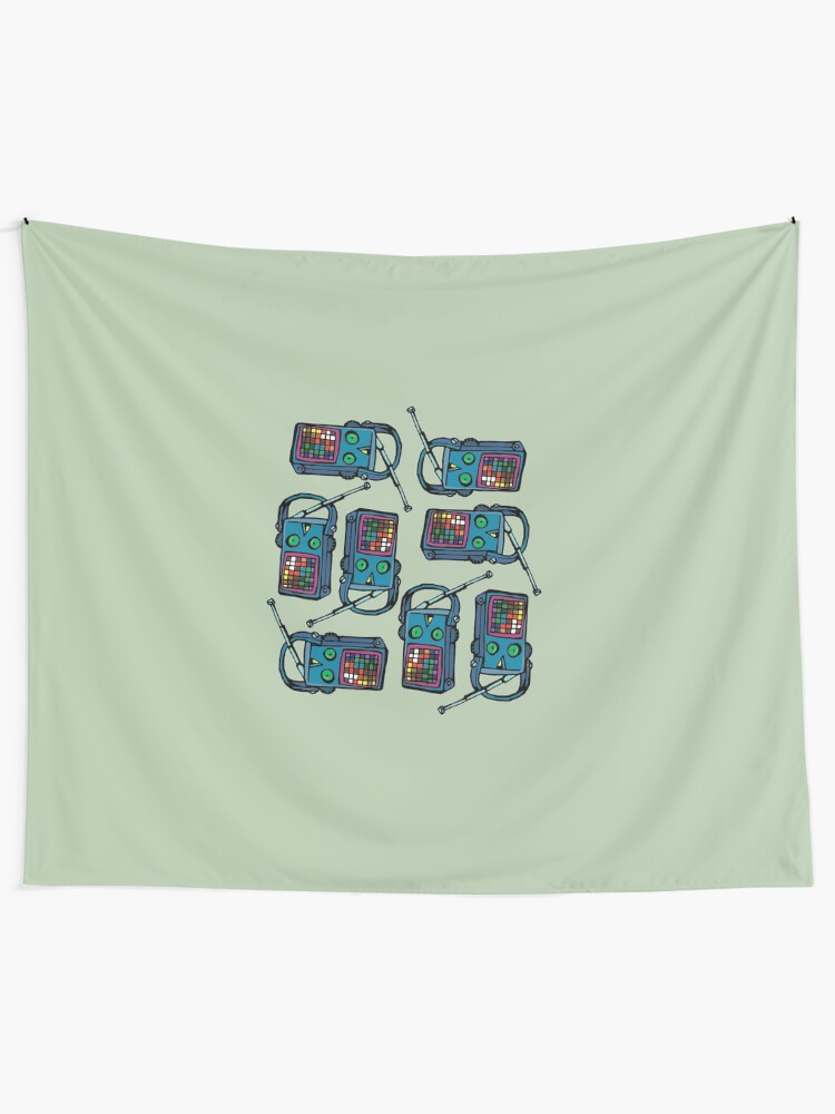 Alternate view of transistor with eyes Tapestry