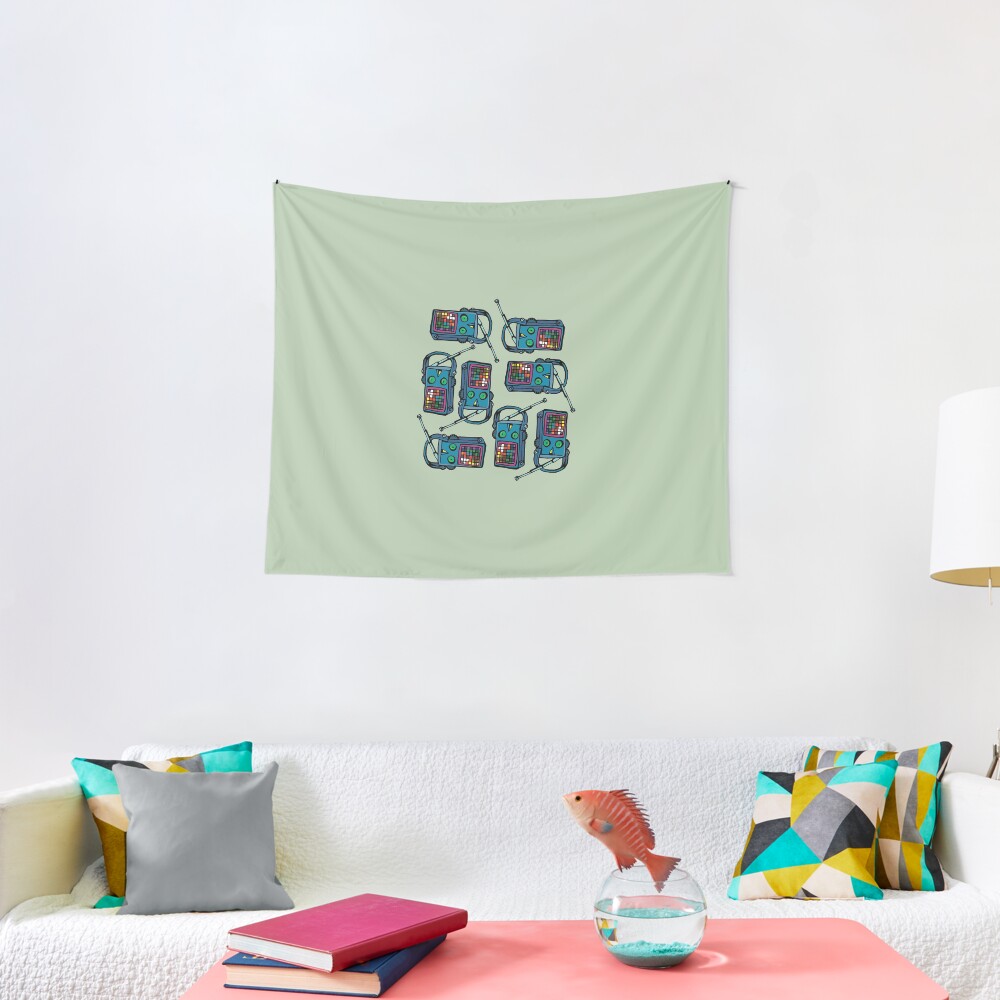 transistor with eyes Tapestry
