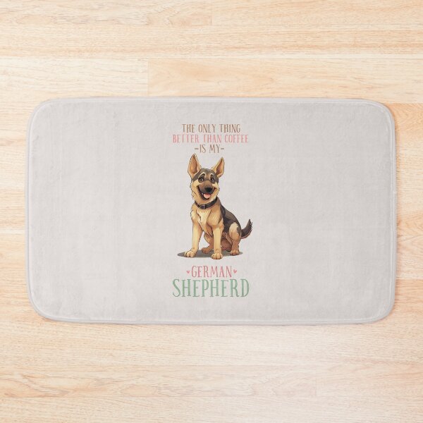 Item preview, The only thing better than my coffee is my German Shepherd. Cute and funny Dog Design. designed and sold by KortsaCrea.