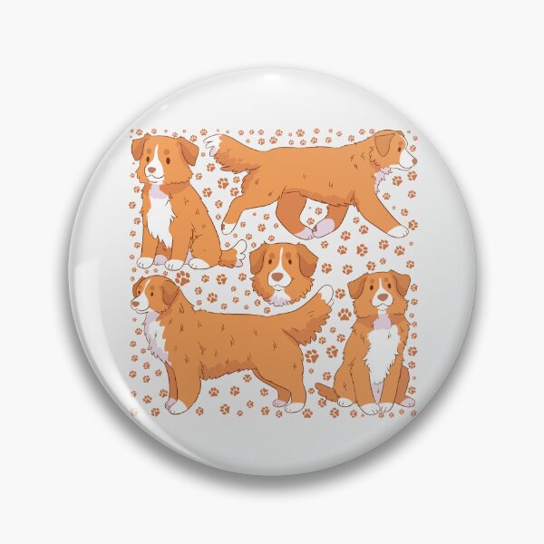 Item preview, Cute Nova scotia duck tolling retriever dog pattern  designed and sold by Yaragold.