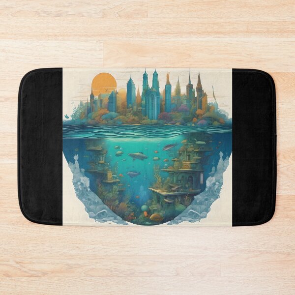 Item preview, Surreal Underwater City designed and sold by AbsoluteA.
