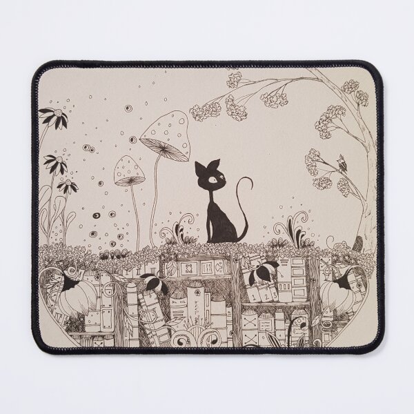Item preview, Bookish cat designed and sold by LibraDimple.