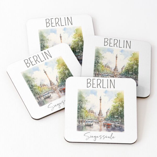 Item preview, A Watercolor Design of the Berliner Siegessäule - Berlin - Germany designed and sold by Sketch-Shack.
