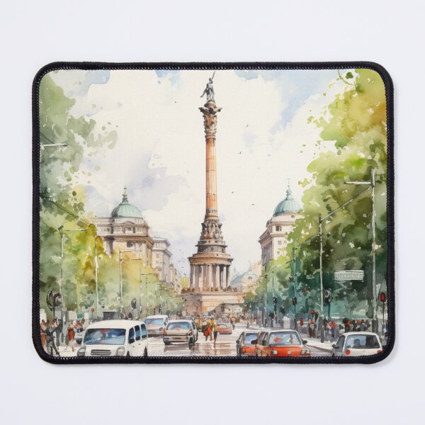 Item preview, A Watercolor Design of the Berliner Siegessäule - Berlin - Germany designed and sold by Sketch-Shack.