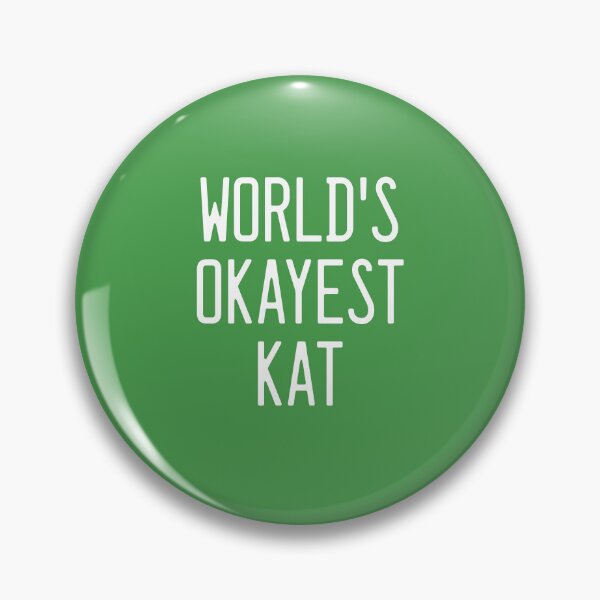 Item preview, World's Okayest Kat designed and sold by TimespunThreads.