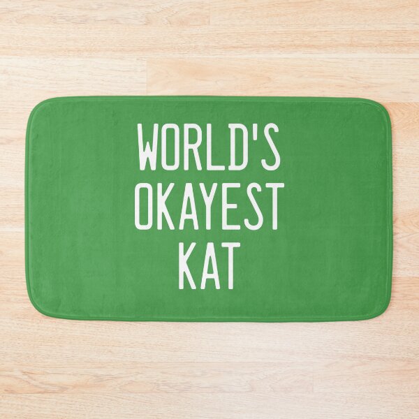 Item preview, World's Okayest Kat designed and sold by TimespunThreads.