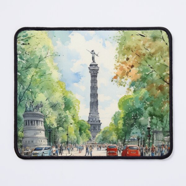 Item preview, A Watercolor Design of the Tiergarten Park - Berlin - Germany designed and sold by Sketch-Shack.