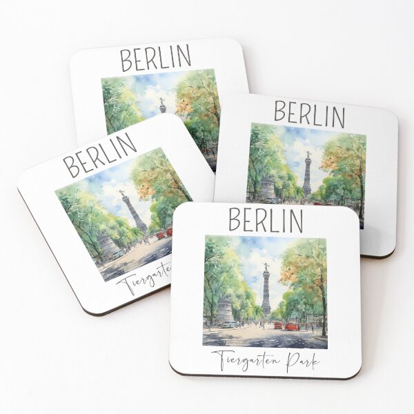 Item preview, A Watercolor Design of the Tiergarten Park - Berlin - Germany designed and sold by Sketch-Shack.