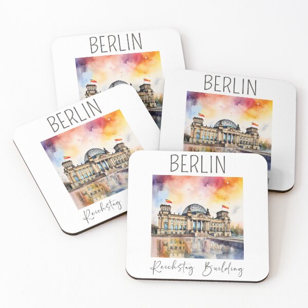 Item preview, A Watercolor Design of the Reichstag Building - Berlin - Germany designed and sold by Sketch-Shack.