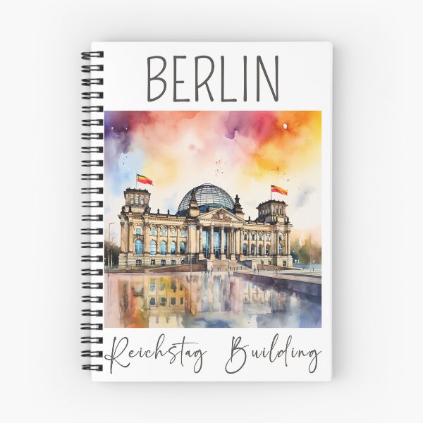 Item preview, A Watercolor Design of the Reichstag Building - Berlin - Germany designed and sold by Sketch-Shack.