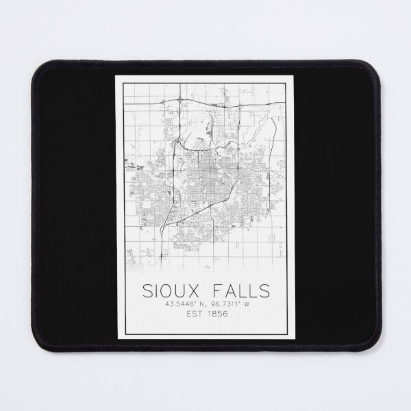 Item preview, Map of Sioux Falls designed and sold by philo-monto.