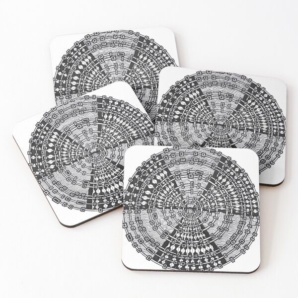 Item preview, Gridlock mandala patterns designed and sold by EyeCreateLines.
