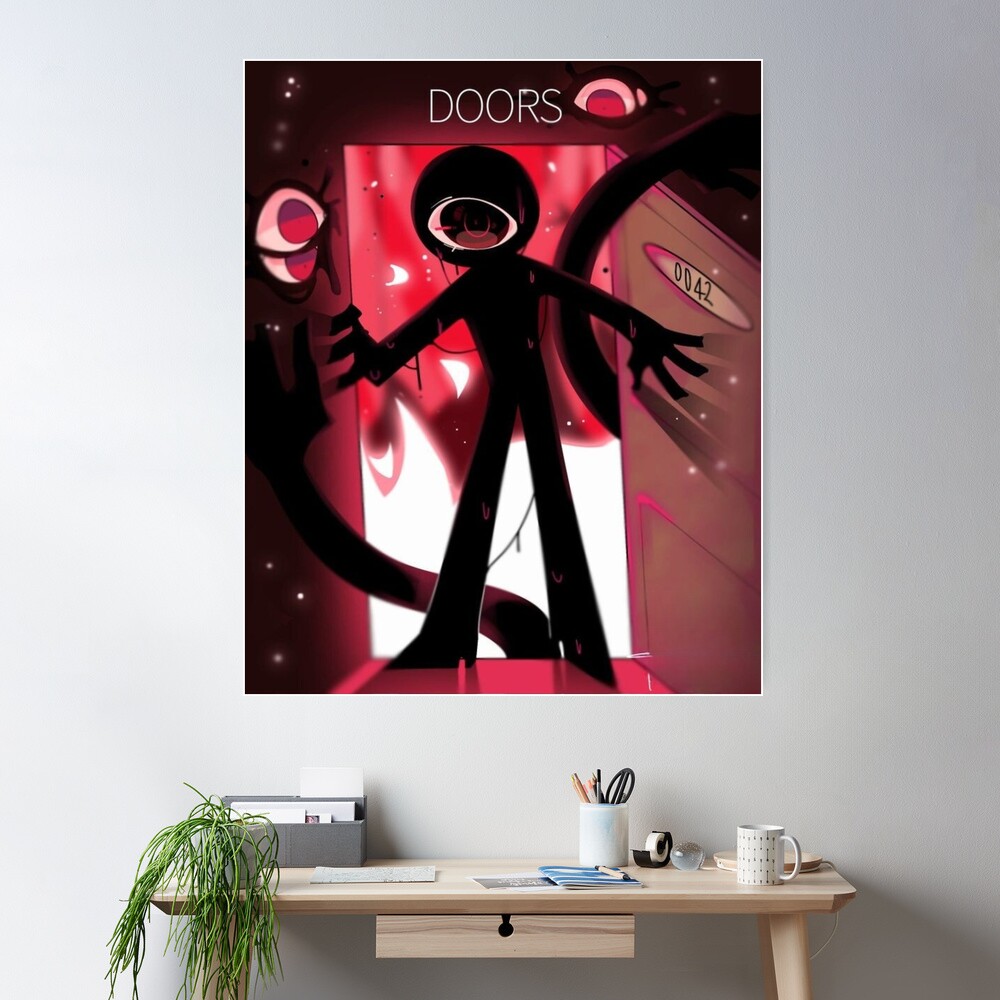 Worm Face Monster in Roblox DOOR! Poster for Sale by Dude 4U