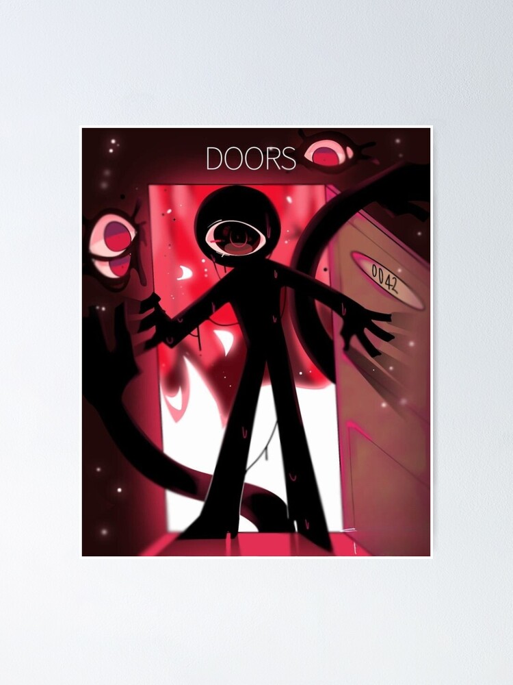 No doors, roblox doors  Poster by doorzz