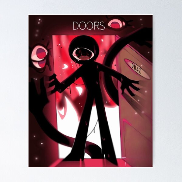 Worm Face Monster in Roblox DOOR! Poster for Sale by Dude 4U