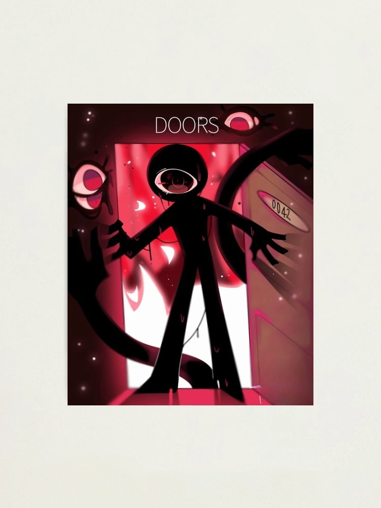 Roblox doors game monsters | Art Board Print