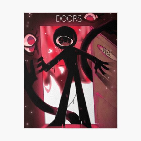 Roblox DOORS - Old Version of Seek Monster | Art Board Print
