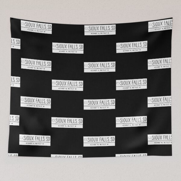 Item preview, Sioux Falls South Dakota Coordinates Emblem designed and sold by philo-monto.