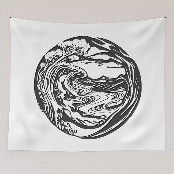 Item preview, Psychedelic Modern Nature  designed and sold by tabemisa.
