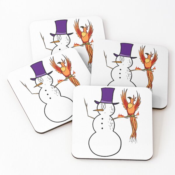 Item preview, Pheonix lands on a Snowman, Phoenix on Fire causes Melting Snowman designed and sold by Fr0mtheMachine.