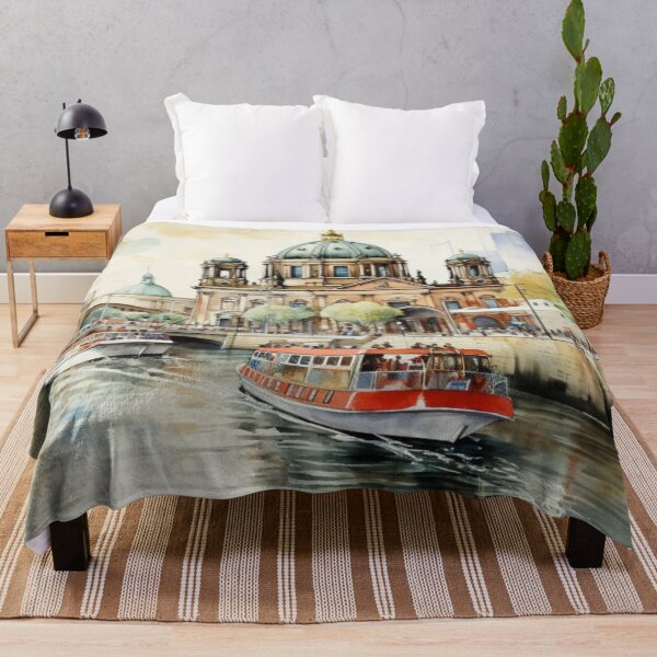 Item preview, A Watercolor Design of the Museum Island - Berlin - Germany designed and sold by Sketch-Shack.