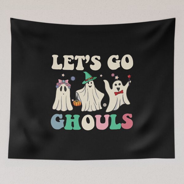 Item preview, Let's Get Ghouls Ghost Halloween Costume Groovy Party  designed and sold by alenaz.