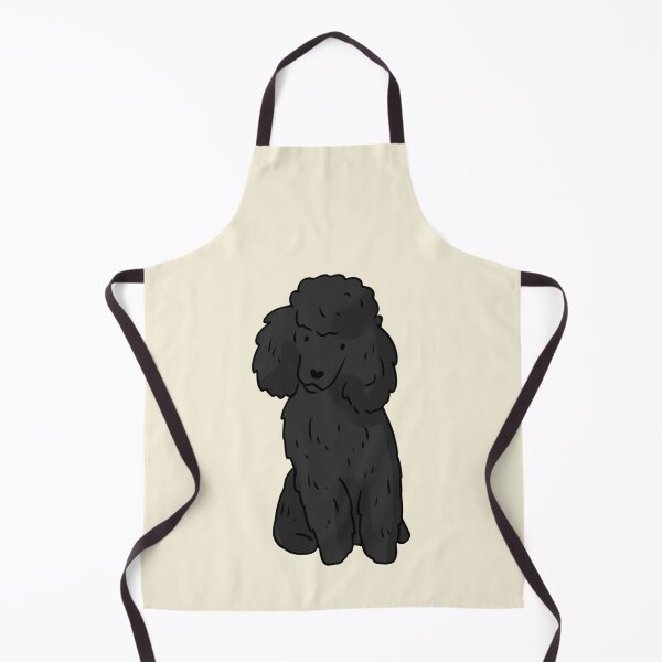 Item preview, Black poodle dog art designed and sold by Mayarart.