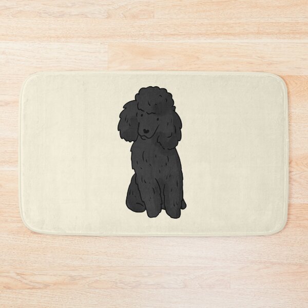 Item preview, Black poodle dog art  designed and sold by Mayarart.
