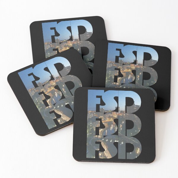 Item preview, Sioux Falls, South Dakota FSD Dusk Cityscape Repeating Pattern designed and sold by philo-monto.