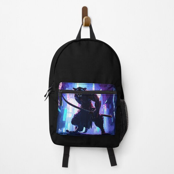 Item preview, Tiger warrior in cyber city tokyo designed and sold by TomFrontierArt.