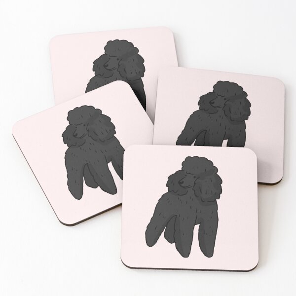 Item preview, Black poodle illustration  designed and sold by Mayarart.
