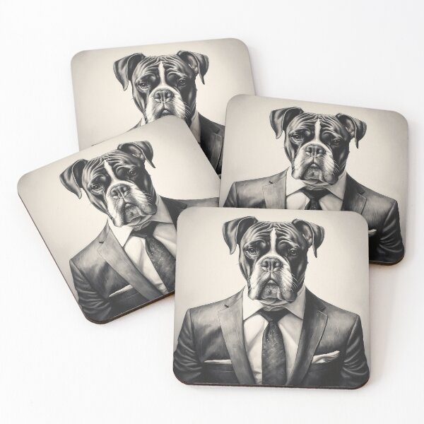 Item preview, Boxer in Business Suit Art designed and sold by redstar19.