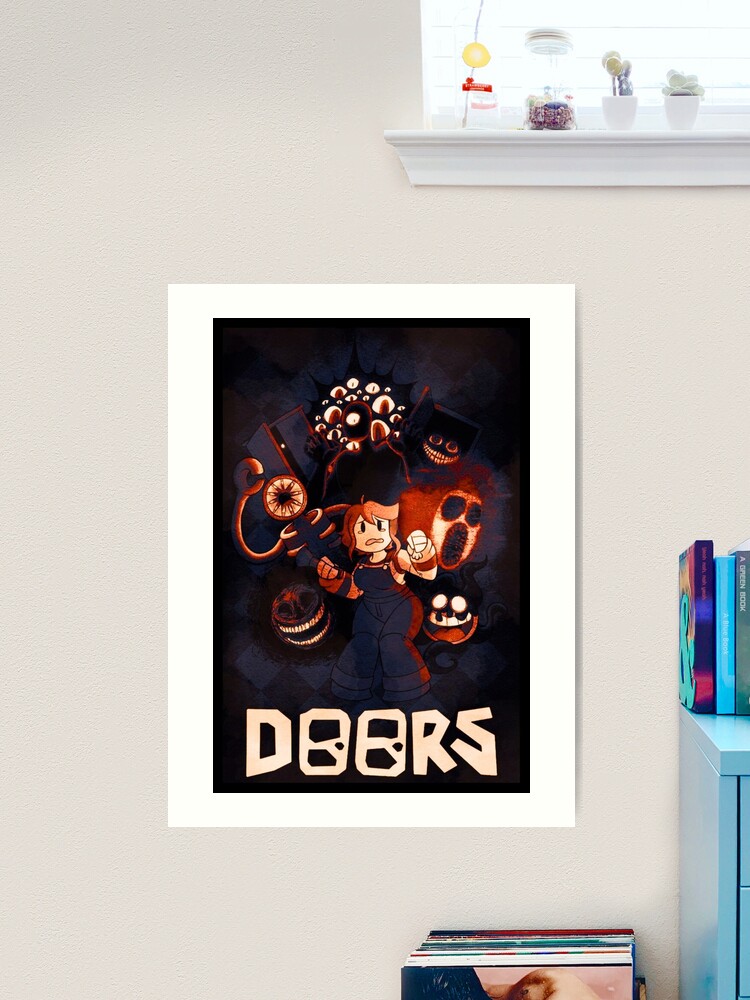 Roblox doors, no books ? Art Print by doorzz