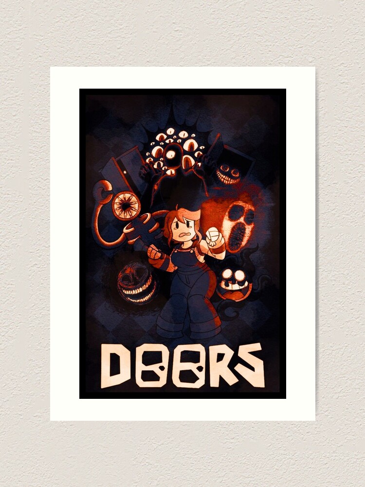 Roblox doors, all team  Art Print by doorzz