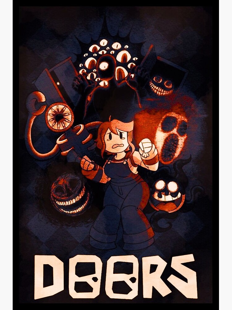 Roblox doors, all team  Poster by doorzz
