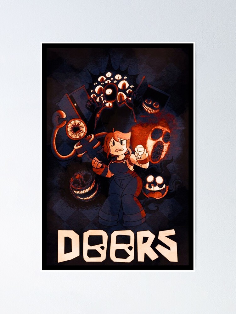 Roblox doors, all team  Poster by doorzz