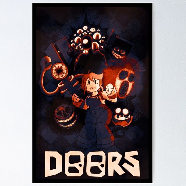 DOORS - Glitch hide and Seek horror Poster for Sale by