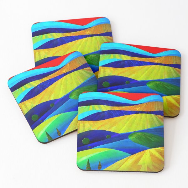 Item preview, Rainbow Fantasy Hills Landscape designed and sold by Esskay Designs.